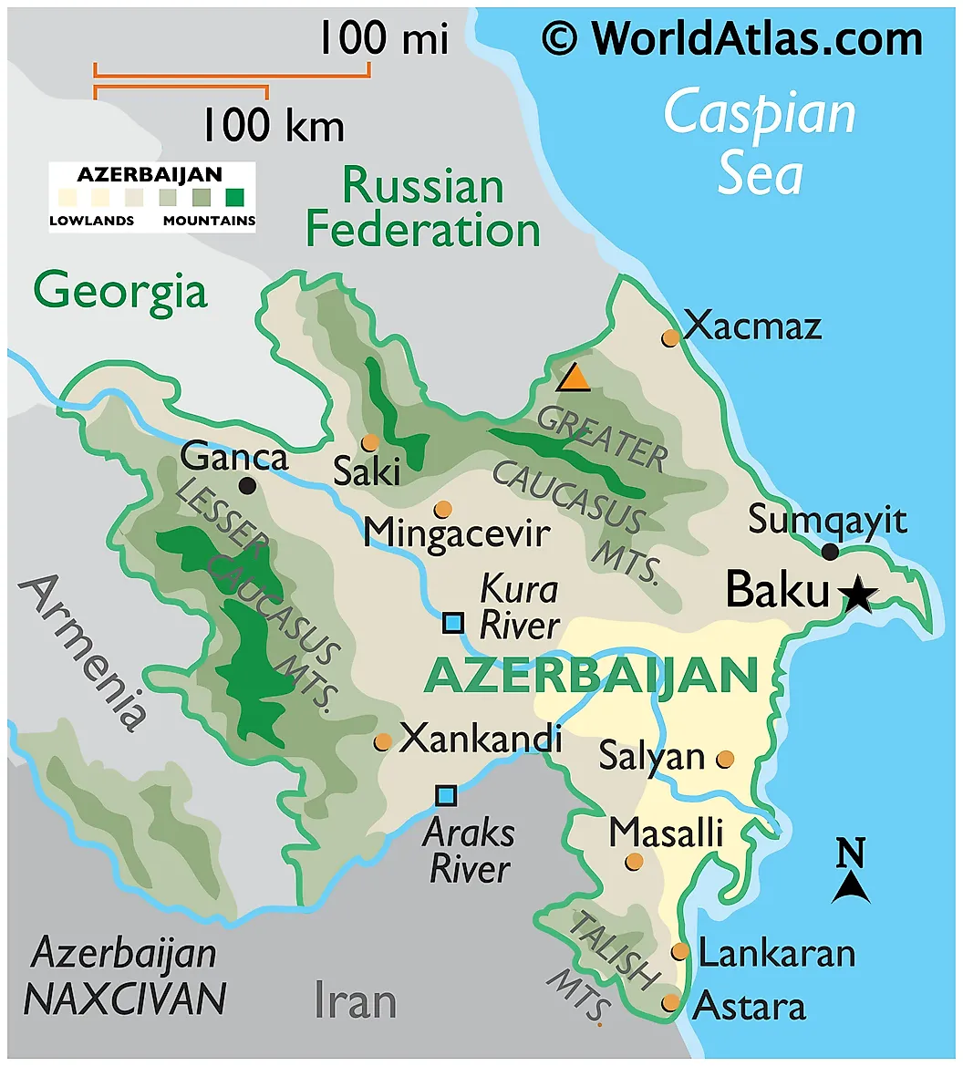 Azerbaijan location map